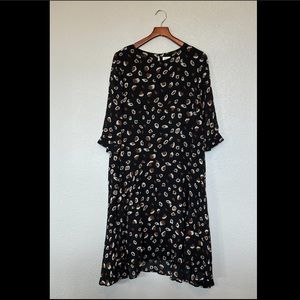 Anthropologie Seen Worn Kept Leopard Print Dress Size 8